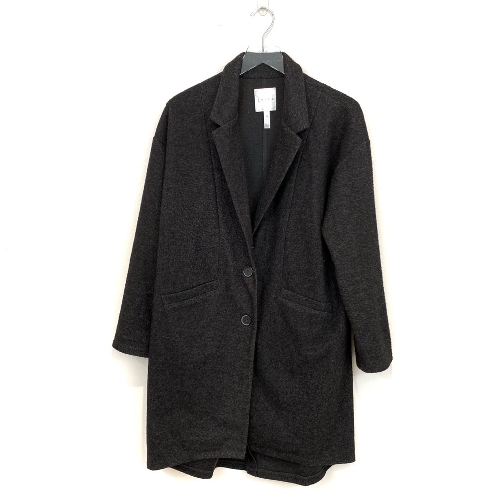 Anthropologie Black Wool Coat